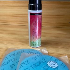 NEW/SEALED St. Tropez Watermelon Infusion Self-Tan Mousse w/ 2 Applicator Mitts